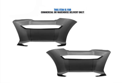 Front Step Fairing Skirt Panels with Steps Set Kenworth T680 2013-2021