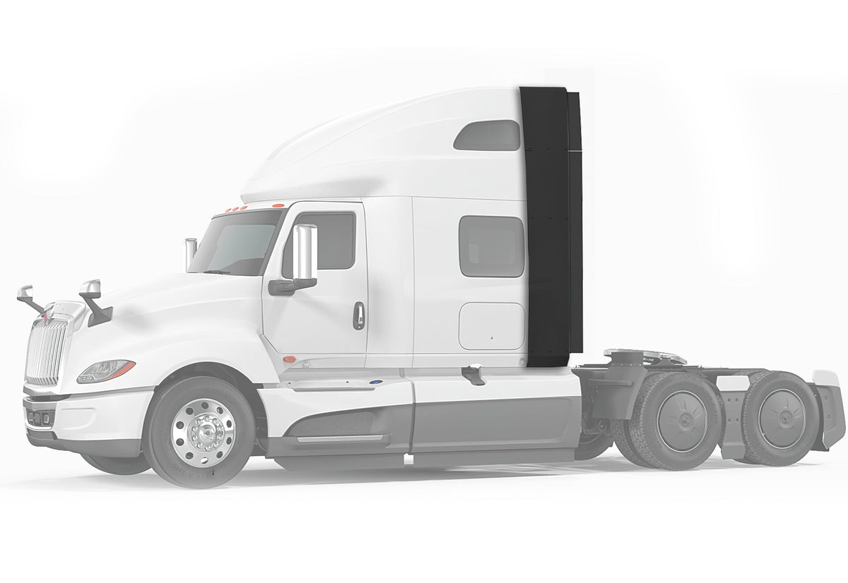 Top & Lower Wind Fairing Cab with Extenders Full Set Driver International LT625