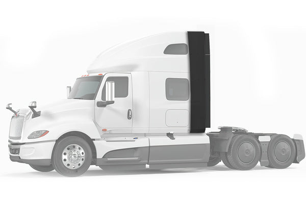 Top & Lower Wind Fairing Cab with Extenders Full Set Driver International LT625
