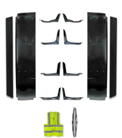 Lower Wind Fairings Cab Panel w/Extenders & w/Brackets Set International LT625