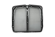 KOZAK Grille Chrome with Aluminum Bug Mesh Net Compatible with Kenworth T660 Models L29-1053-100 PLUS Kenworth Logo 2x 22" Windshield wipers and KOZAK Vest