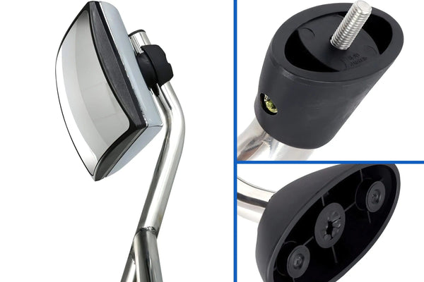 Towing Hood Mirror Chrome Left Side International Durastar - 