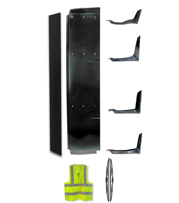 Lower Wind Fairing Cab Panel Plastic w/Extension & Brackets Passenger International LT625
