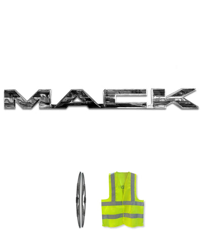Letters Badge Emblem Plastic Chrome Fit Grill Mack