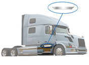 Front Panel Stripe Chrome Trim Top Kick for Passenger Side (9R) 2004-2017 Volvo VNL