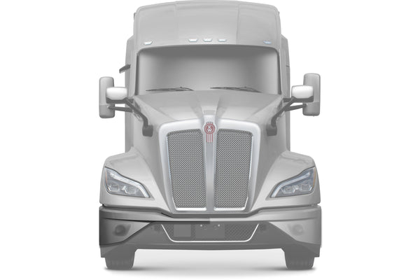 Bumper Cover Chrome Without Fog Hole Passenger 2022+ Kenworth T680