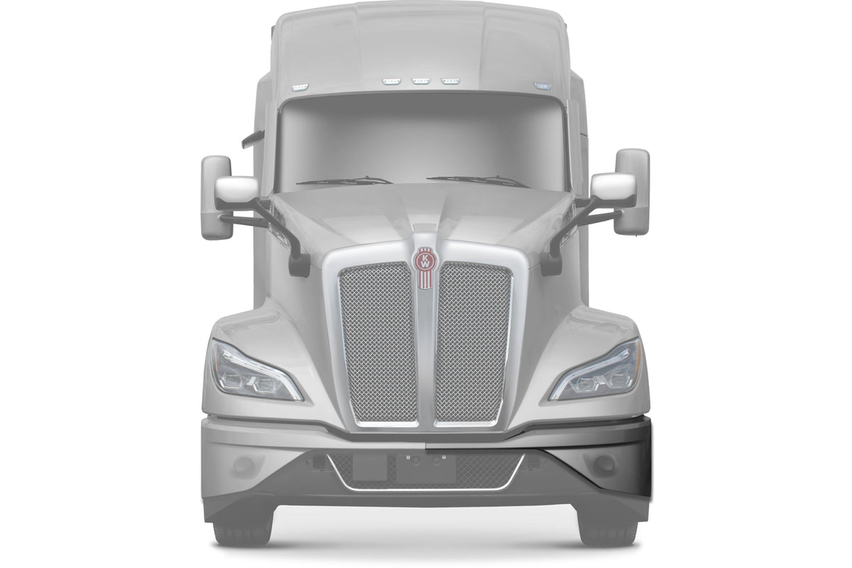Bumper Cover Chrome Without Fog Hole Driver 2022+ Kenworth T680
