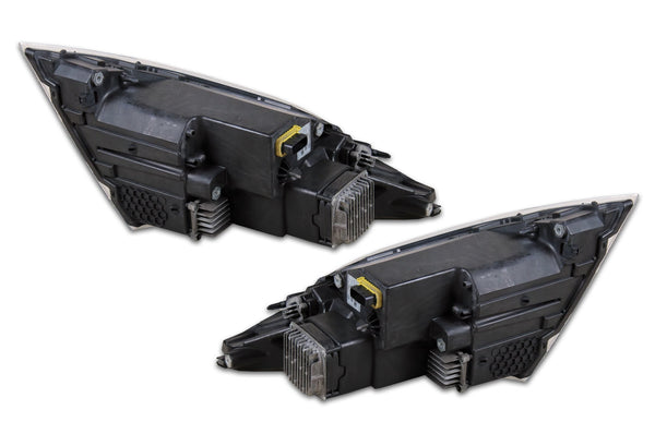 Headlights Full LED Black Set 2018+ Volvo VNL VNR