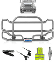 Front Grey Grille Guard Large Freightliner Columbia