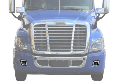 Full LED Projector Fog Lights Black Pair Freightliner Cascadia 2008-2017 - 