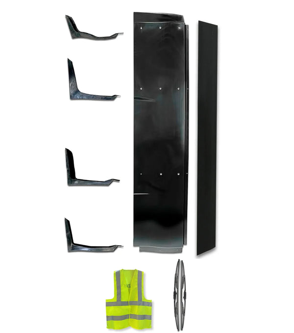 Lower Wind Fairing Cab Panel Plastic w/Extension & Brackets Driver International LT625