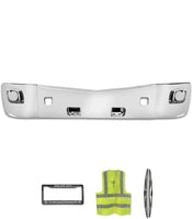 Bumper Complete Set No Fog Hole Chrome Plastic 2013-2021 Peterbilt 579