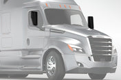 Door Mirror Covers Black Set 2018+ Freightliner Cascadia 126 116