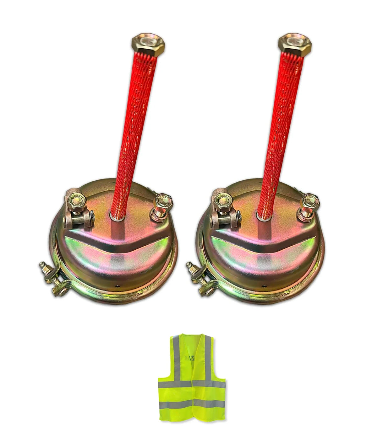 Air Brake Service Chamber Type 30 (T30) Two Hole Connector 2 Pcs