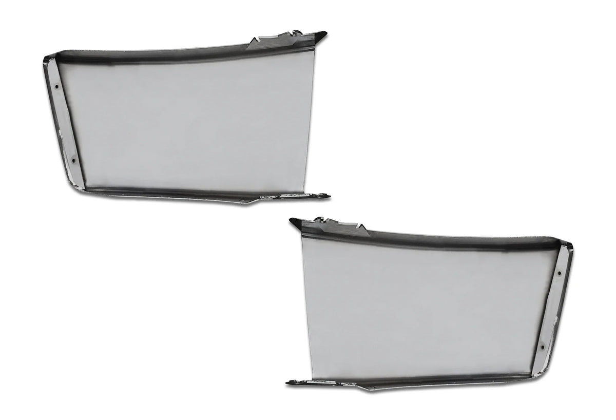 Bumper Corners Steel Chrome Set 2003-2021 Freightliner M2 Business Class 106 112