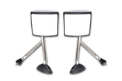 Towing Hood Mirrors Chrome Pair International Durastar - 