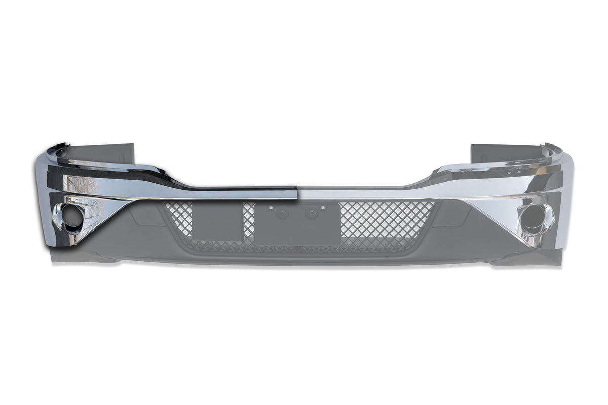Bumper Corners Chrome With Fog Hole Passenger Set 2022+ Kenworth T680