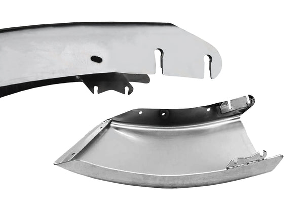 Bumper Corners Steel Chrome Set 2003-2021 Freightliner M2 Business Class 106 112