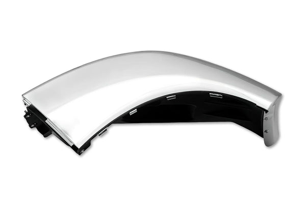Bumper Corner No Fog Hole Chrome Driver 2013-2021 Peterbilt 579