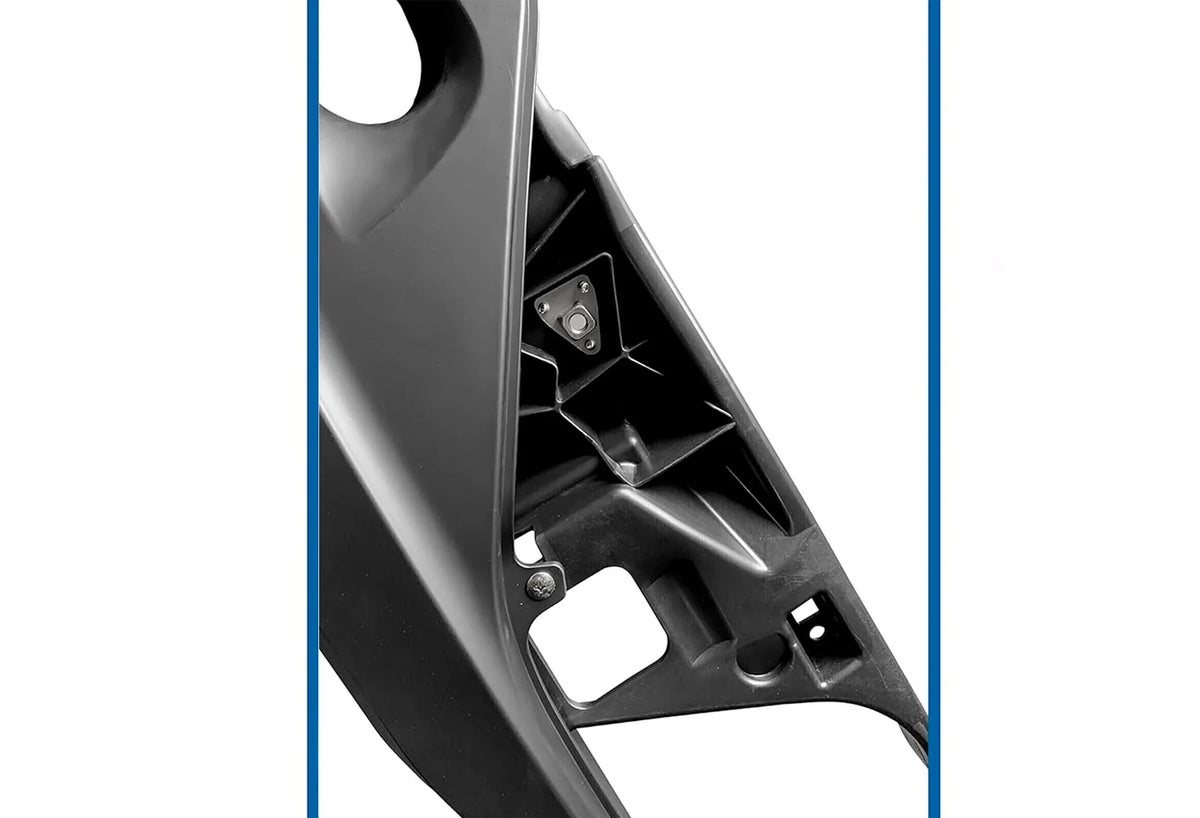 Bumper Corners With Fog Hole Black Passenger Set 2022+ Kenworth T680