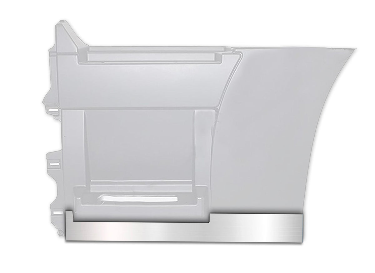Stripe Chrome Trim for Rear Step Fairing Panel 37" (95 cm) Driver Side (14L) 2004-2017 Volvo VNL
