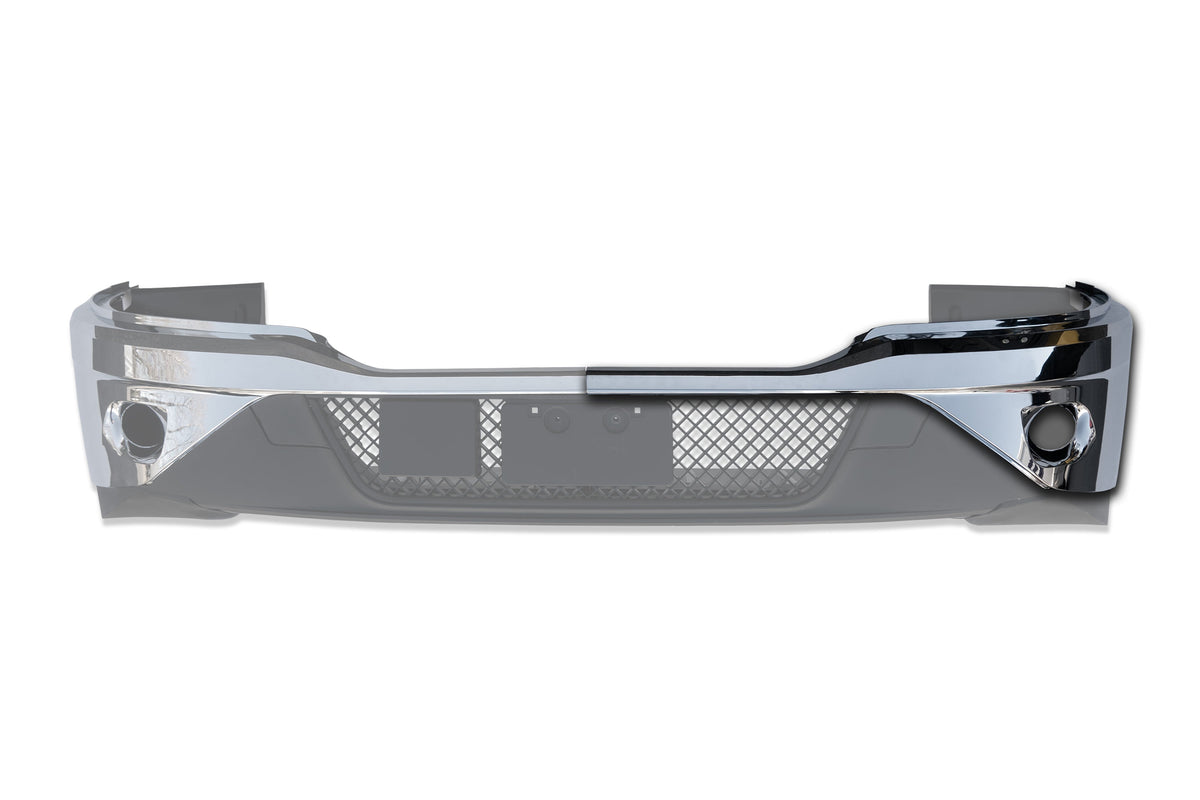 Bumper Corners Chrome With Fog Hole Driver Set 2022+ Kenworth T680