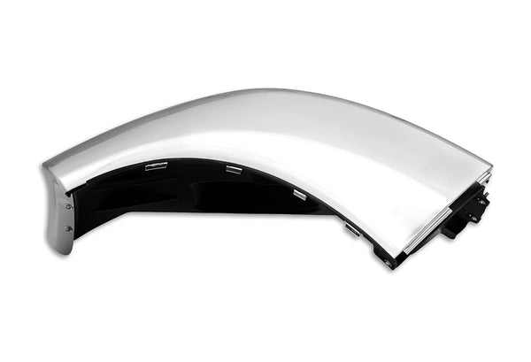 Bumper Corner No Fog Hole Chrome Passenger 2013-2021 Peterbilt 579