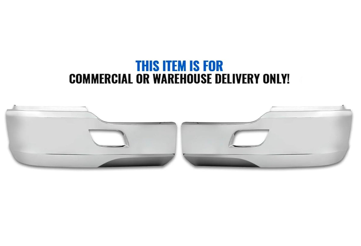 Bumper Extension Corners Chrome Plastic Set Kenworth T680