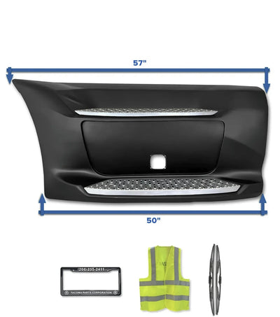 Front Fairing with Tool Box Cover Plastic w/ 2 Steps Driver 2013-2021 Peterbilt 579