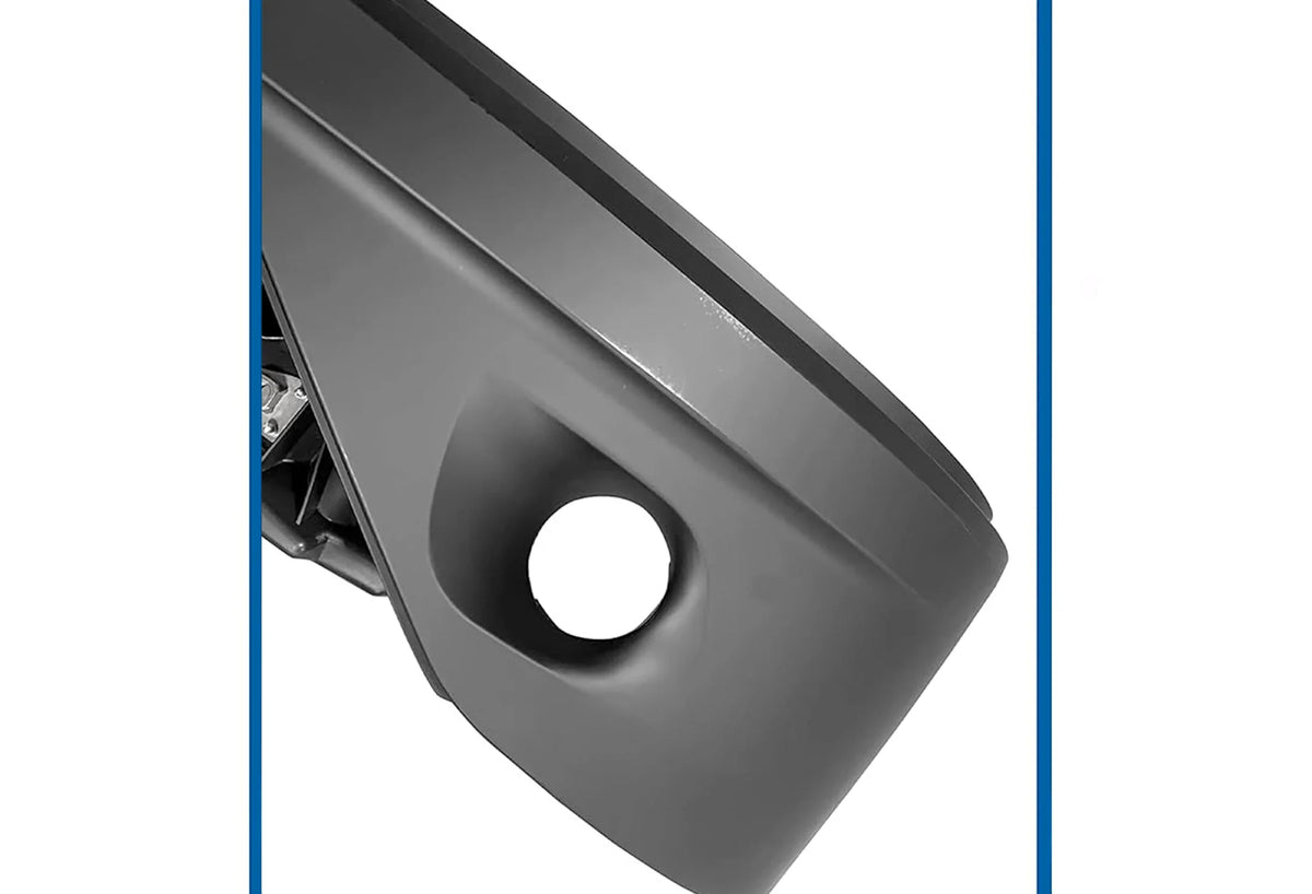 Bumper Corners With Fog Hole Black Driver Set 2022+ Kenworth T680