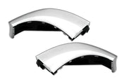 Bumper Corners with Fog Hole Chrome Set 2013-2021 Peterbilt 579