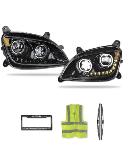 Headlights LED Set 2013-2021 Compatible with Peterbilt 579 587