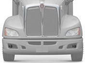 Black LED Fog Lights Lamp Pair Kenworth T660 - 