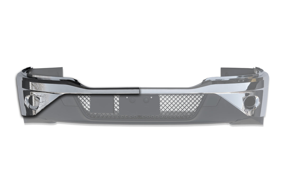 Bumper Corners Chrome Without Fog Hole Passenger Set 2022+ Kenworth T680