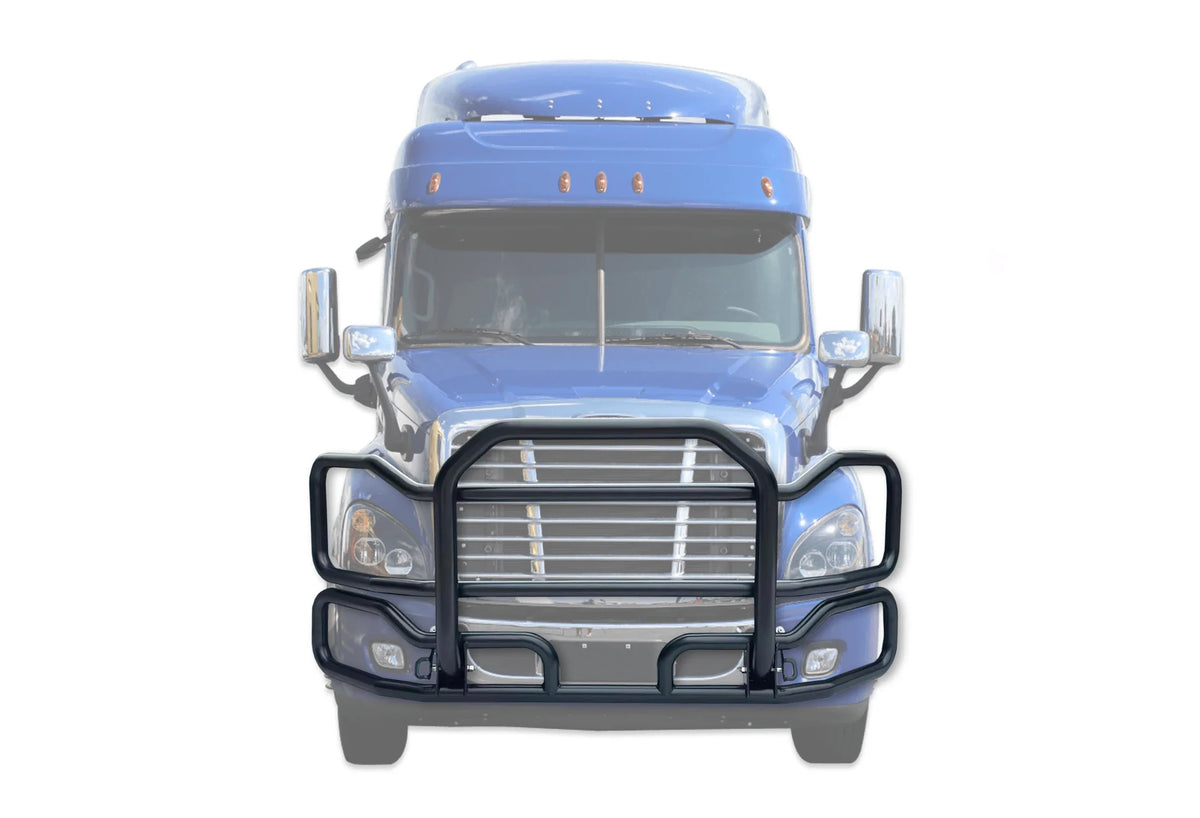 Front Grille Guard Large Black 2008-2017 Freightliner Cascadia 125 113