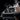 Headlight Black with LED Glow Bar Driver 2008-2016 International Prostar