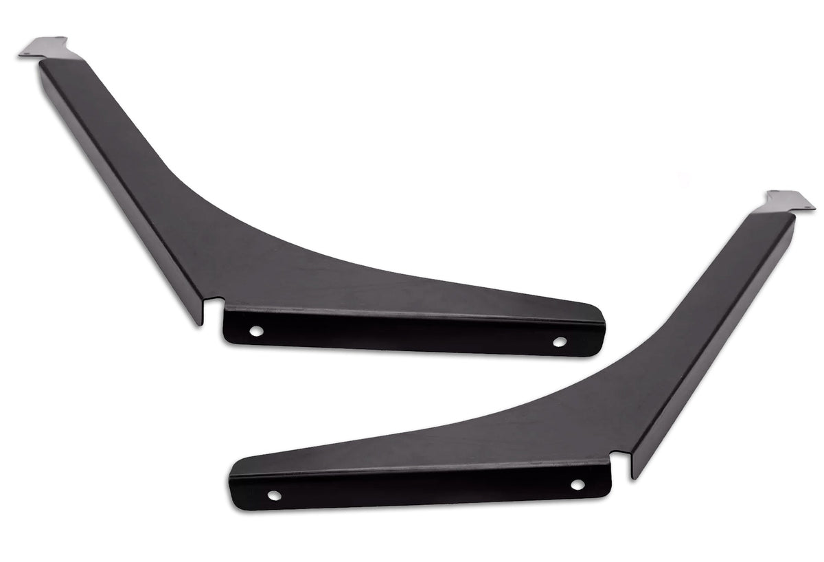 Upper Low Wind Cab Fairing Support Brackets L2, R2, Set 2004-2017 Volvo VNL