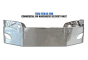 Bumper 16" Fog Lamp Holes Chrome Steel 2018+ Freightliner Cascadia 126 116