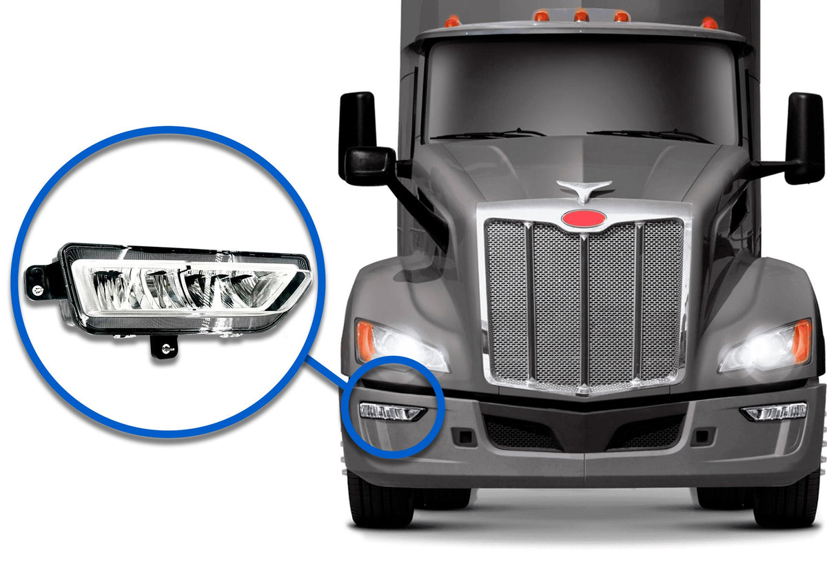 Fog Light Lamp Passenger 2022+ Peterbilt 579
