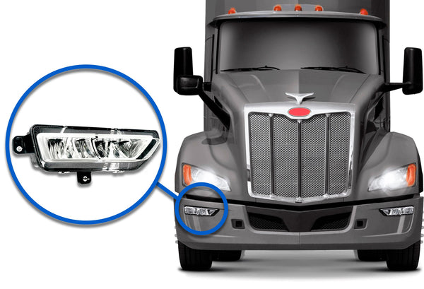 Fog Light Lamp Passenger 2022+ Peterbilt 579