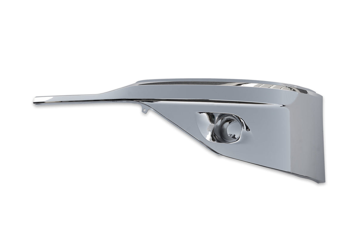 Bumper Cover Chrome Without Fog Hole Driver 2022+ Kenworth T680