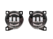 Fog Light Bezels Chrome Plastic & Black Full LED Fog Lights Set Kenworth T660