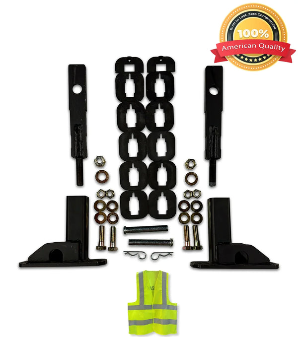 Mount Brackets Set for Herd GG-MTK-25 PK22 Front Bumper Deer Guard 2008-2025 Peterbilt 567