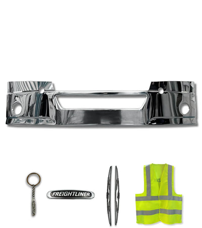 14" Front Bumper Chrome 2018+ Freightliner Cascadia 126