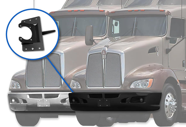 Mounting Bracket Fits Plastic Bumper Kenworth T660