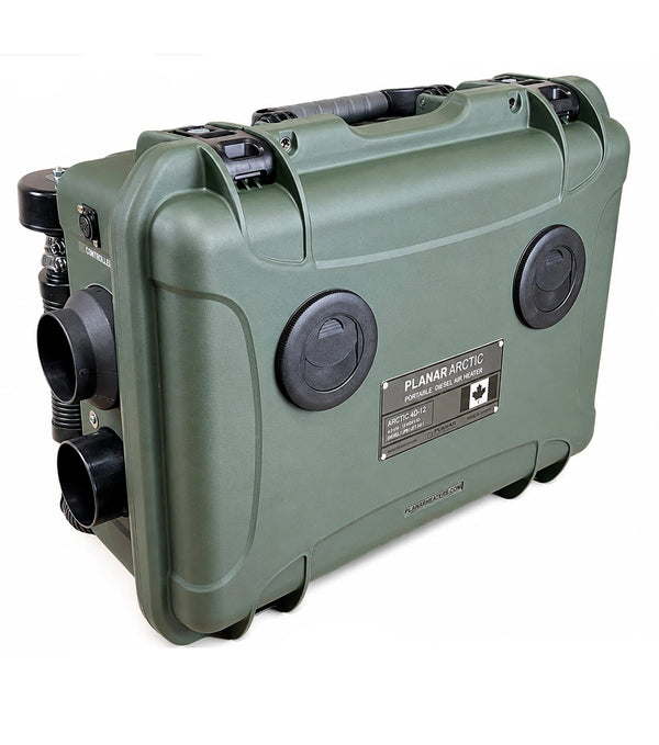 AUTOTERM Planar ARCTIC 4D-12 Portable Diesel Air Heater 4kW 13,600 BTU, Military Green