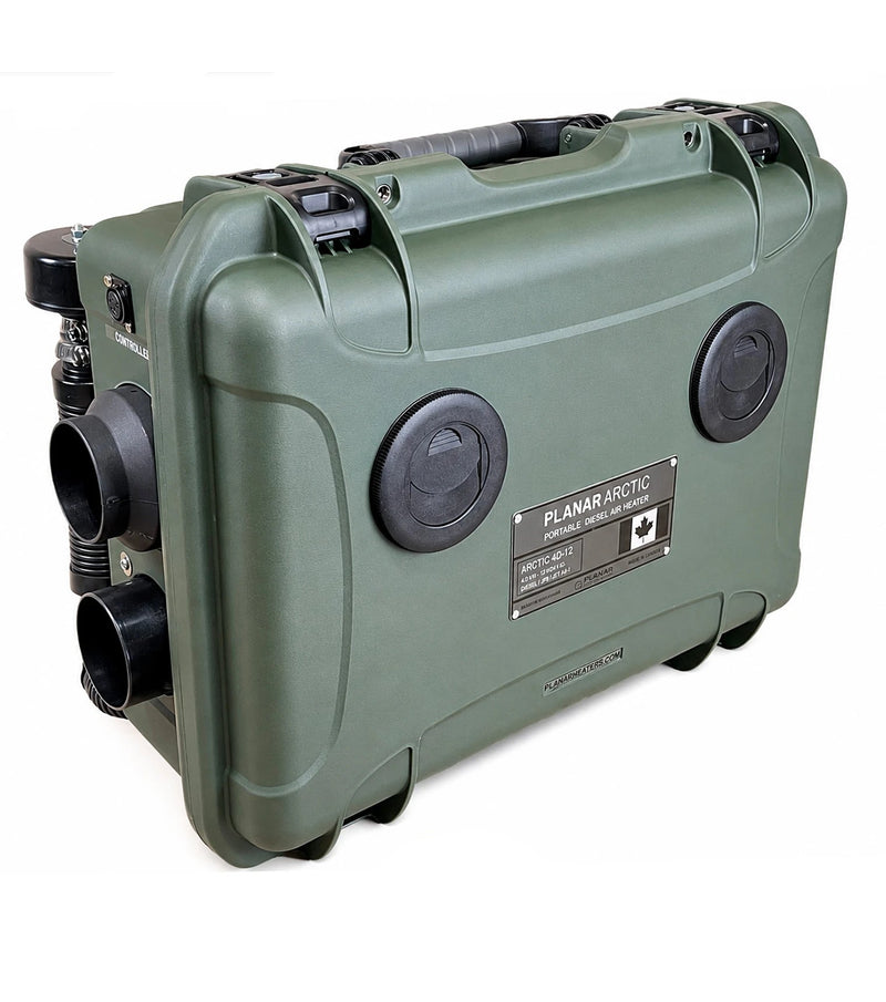AUTOTERM Planar ARCTIC 4D-12 Portable Diesel Air Heater 4kW 13,600 BTU, Military Green