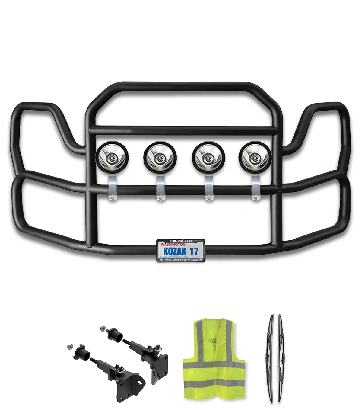 Front Black Grille Deer Brush Guard 2025+ Volvo VNL New 300 440 640 660 840 860