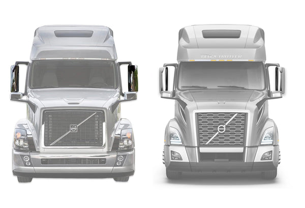 Door Side Mirrors Chrome Power Heated Set 2004-2024 Volvo VNL VNM VNX VNR