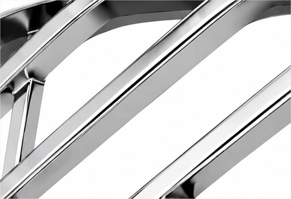 Front Platnum Chrome Grille with Bug Screen and Chrome Trims Moulding 2025+ Volvo VNL New
